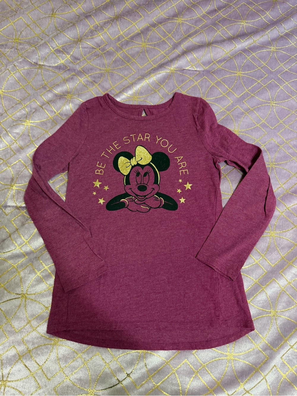 💥 KIDS Minnie Mouse Long-Sleeve Tee